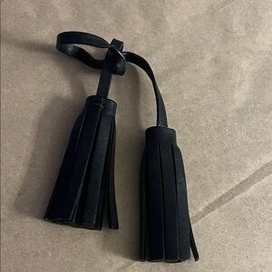 Coach Leather Tassel